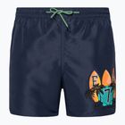 Szorty kąpielowe męskie EA7 Emporio Armani Water Reactive Monogram Boxer blu navy