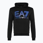 Bluza męska EA7 Emporio Armani Train Logo Series Oversize Logo Hoodie Coft black