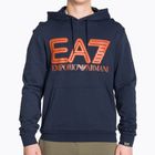 Bluza męska EA7 Emporio Armani Train Logo Series Oversize Logo Hoodie Coft navy blue