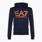 Bluza męska EA7 Emporio Armani Train Logo Series Oversize Logo Hoodie Coft navy blue