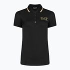 Koszulka polo damska EA7 Emporio Armani Train Core black