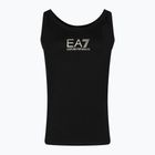 Tank top damski EA7 Emporio Armani Train Shiny black/logo light gold