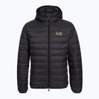 Kurtka męska EA7 Emporio Armani Train Core Id Down Light Jacket Hoodie black