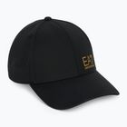 Czapka z daszkiem EA7 Emporio Armani TrainCore IdentityLogo black/gold