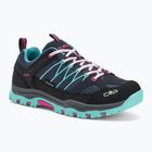 Buty trekkingowe dziecięce CMP Rigel Low Wp b.blue/acqua