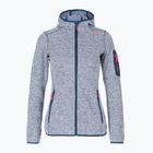 Bluza damska CMP 3H19826 Fix Hood blue ink/bianco