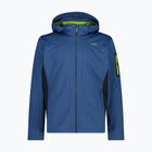 Kurtka softshell męska CMP 39A5027 Zip Hood dusty blue/b.blue