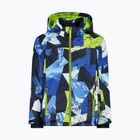 Kurtka narciarska dziecięca CMP 39W1924 royal/acido/b.blue