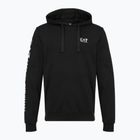 Bluza męska Emporio Armani EA7 Train Logo Series Extended Logo Hoodie black/white