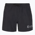 Szorty kąpielowe męskie EA7 Emporio Armani Extended Logo Boxer black/silver