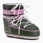 Śniegowce damskie Moon Boot Icon Low Space Racing forest green/silver/pink