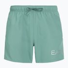 Szorty kąpielowe męskie EA7 Emporio Armani Extended Logo Boxer mineral blue/silver