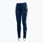 Spodnie damskie Crazy Falls print leila blue