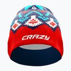 Czapka do biegania damska Crazy Spire norway red wool