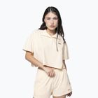 Koszulka polo damska Kaotiko Towel Stripe yellow/white