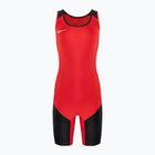 Trykot zapaśniczy damski Nike Weightlifting Singlet scarlet/black