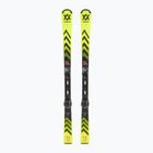 Narty zjazdowe dziecięce Völkl Racetiger Jr Pro + wiązania 7.0 VMotion Jr flo yellow/black