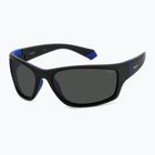 Okulary przeciwsłoneczne męskie Polaroid PLD 2135/S matte black blue/grey polarized