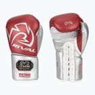 Rękawice bokserskie Rival RS100 Professional red/silver