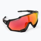 Okulary przeciwsłoneczne 100% Speedtrap soft tact black/hiper red
