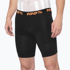 Bokserki rowerowe z wkładką męskie 100% Crux Liner black