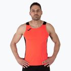 Koszulka do biegania męska Joma Record II fluor coral/black