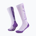 Skarpety BUFF Merino Heavyweight Over The Calf lilac ice