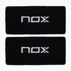 Frotki na nadgarstek NOX Wristband with Logo 2 szt. black/white