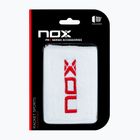 Frotki na nadgarstek NOX Wristband with Logo 2 szt. white/red