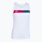 Tank top tenisowy damski Joma Court Sleeveless W white/red