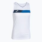 Koszulka tenisowa damska Joma Court Sleeveless W white/royal