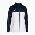 Kurtka tenisowa damska Joma Montreal Raincoat W white/navy