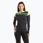 Bluza do biegania damska Joma Elite X black/fluor yellow