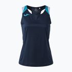 Koszulka tenisowa damska Joma Terra Tank Top dark navy/turquoise fluor