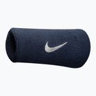 Frotka na nadgarstek Nike Swoosh Doublewide Wristbands 2 szt. obsidian/white