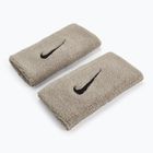 Frotki na nadgarstek Nike Swoosh Doublewide Wristbands grey