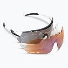 Okulary przeciwsłoneczne Tifosi Alliant white black/smoke/ac red/clear