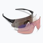 Okulary przeciwsłoneczne Tifosi Rail XC blackout /smoke/ac red/clear