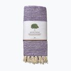 Koc do jogi JadeYoga Recycled Cotton Hand Loomed Yoga purple