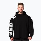 Bluza treningowa męska NEBBIA NO BS Hoodie black