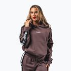Bluza damska NEBBIA Off-Duty Hoodie dark brown