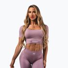 Top treningowy damski NEBBIA Flow Seamless pink