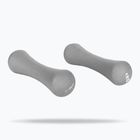 Hantle GymBeam Neoprene Dumbbells 2 x 1 kg light grey