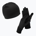 Zestaw czapka + rękawiczki ASICS Running Pack performance black