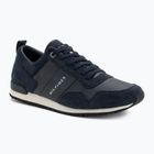 Buty męskie Tommy Hilfiger Iconic Leather Suede Mix Runner midnight