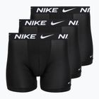 Bokserki męskie Nike Boxer Brief Long Black / Black
