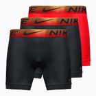 Bokserki męskie Nike Dri-Fit Essential Micro Boxer Brief 3 pary black/rem/black metalic gold