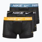 Bokserki męskie Nike Dri-FIT Ultra Comfort Trunk 3 pary black gold/storm/black