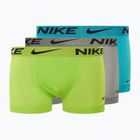 Bokserki męskie Nike Dri-Fit Essential Micro Trunk 3 pary cyber/dark stucco/dusty cactus