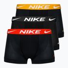 Bokserki męskie Nike Dri-Fit Essential Micro Trunk 3 pary black/gold/black